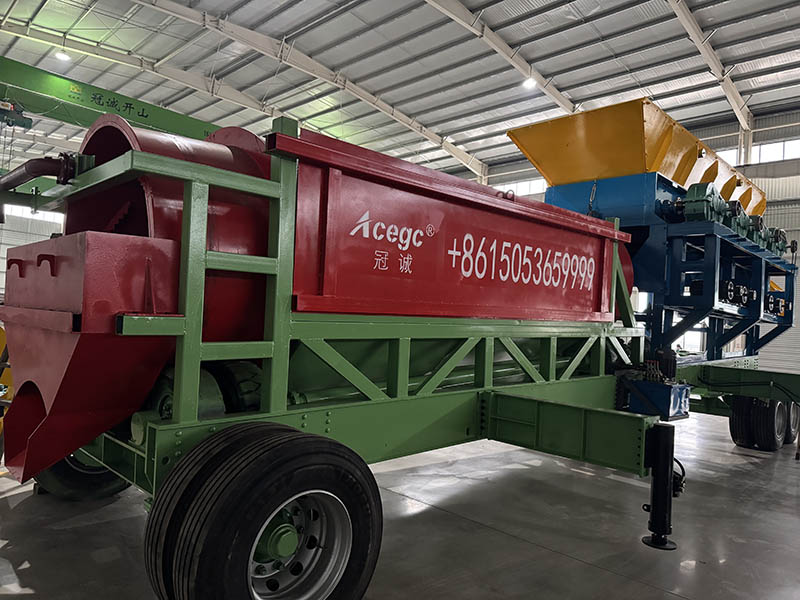 新型泥石分離洗礦重選設備